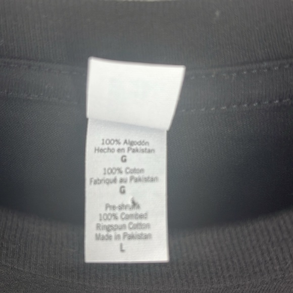 Michael Jackson black crew neck short sleeve t-shirt dead stock men’s Large Y2K - Picture 5 of 9